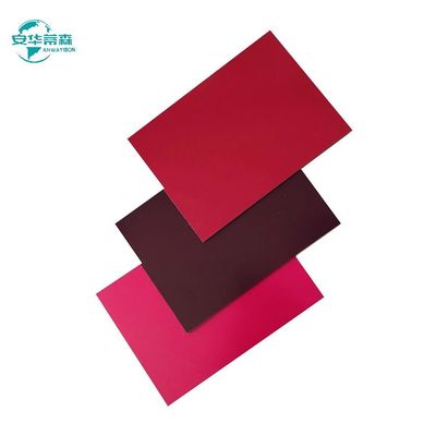 الجدار الخارجي 3mm ألومنيوم اللوحة المركبة PE ACP ألواح الجدار الخارجية 1220mm X 2440mm