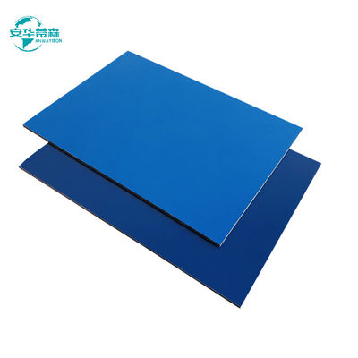 غطاء نانوي عازم على الحريق لوحة ACP لوحة الألومنيوم المركبة لون صلب 1220mm 1250mm