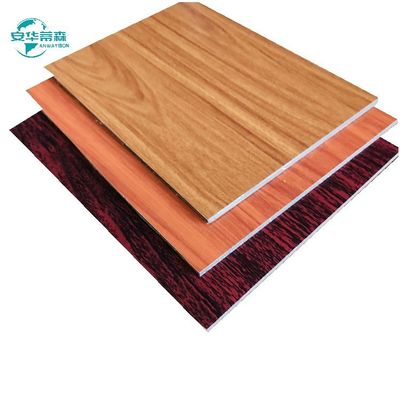 4x8' نمط خشبي عازمة للحريق ACP ACM أوراق في 3/4/5/6mm للجدار الخارجي