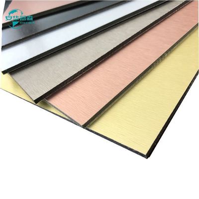 أيزو 14001 الألومنيوم المنسوج المنسوج الألومنيوم المواد المركبة Acm ألواح 1220mm